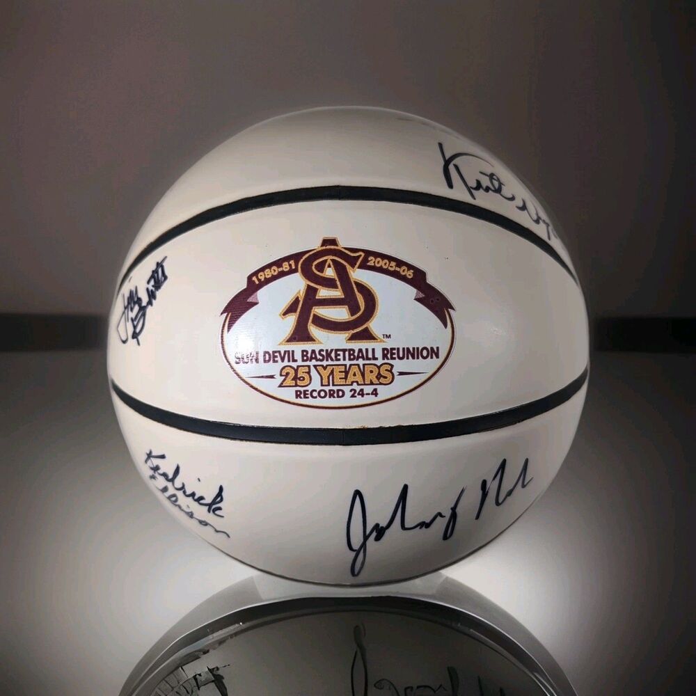 Arizona State (ASU) Sun Devils Signed 25 Year Reunion Basketball 1979-80 Season